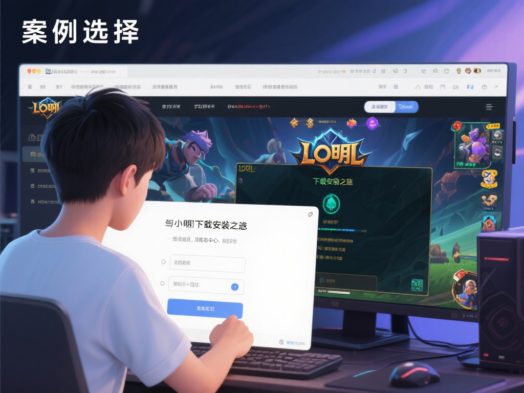 案例分享：小明的下载安装之旅
以新手玩