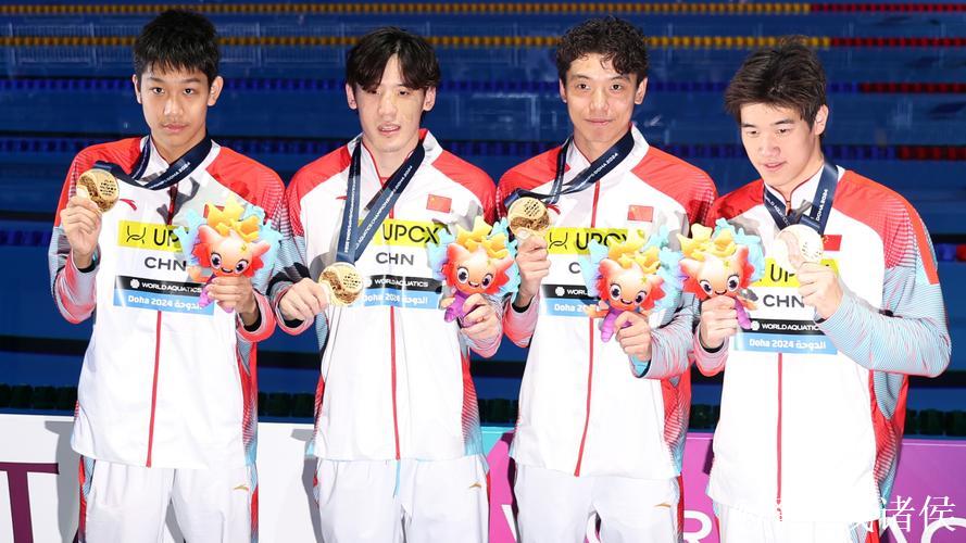 中国男队勇夺世锦赛4x200米自由泳接力亚军
